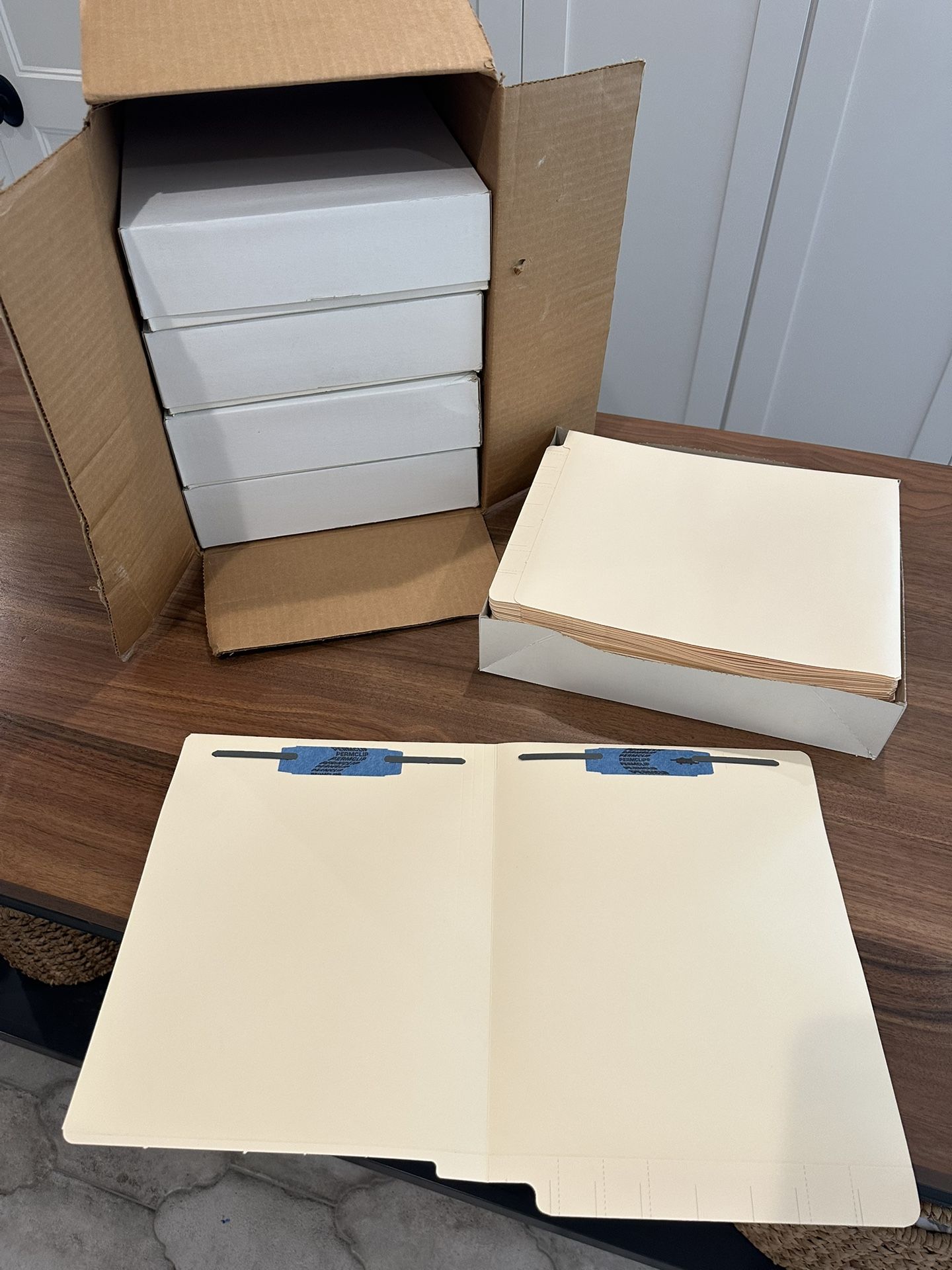 Hewitt File Folders with Fasteners 250 Count NEW