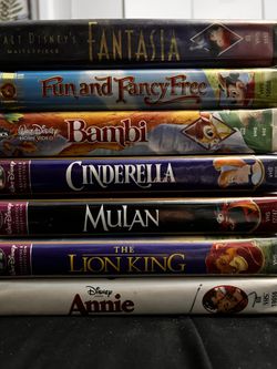 Walt Disney VHS Lot (Rare)