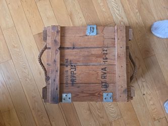 Korean War R7PJA mine crate War memorabilia
