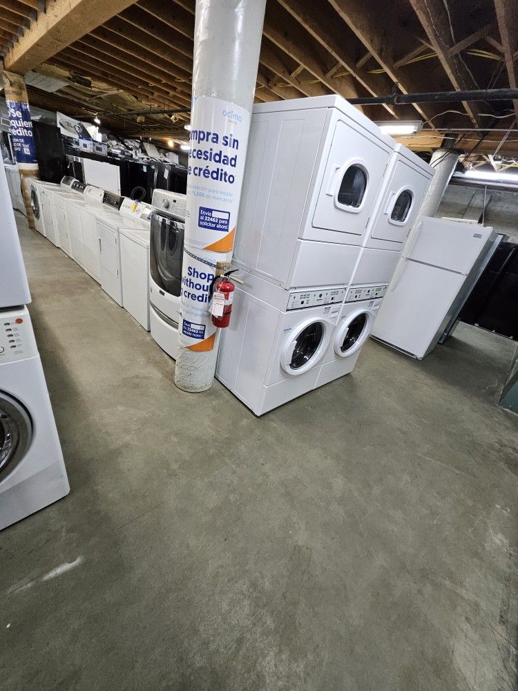 Huge Sale Warehouse Full Of Nice Like Brand New Washer Dryer Fridge Stove Oven Stackable Free Warranty Free Financing Available 90day TO Pay