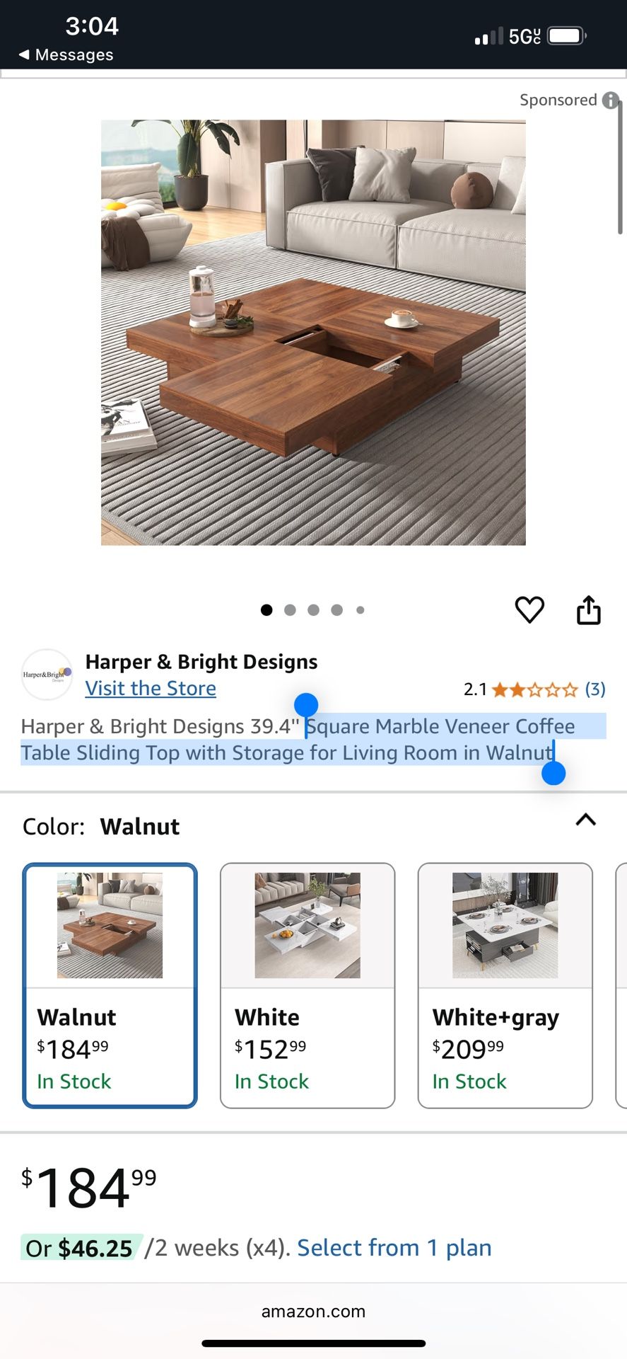 Coffee Table