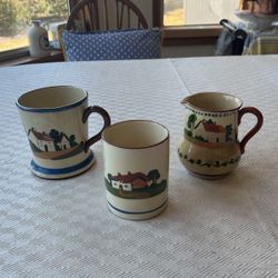 Antique and Vintage Motto Ware handmade in Torquay , England