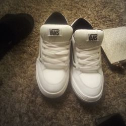 vans white new size 7 boys 