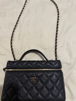 Luxury black designer bag