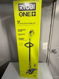 Brand New – RYOBI ONE+ 18V 13" String Trimmer / Edger Kit (P20150)