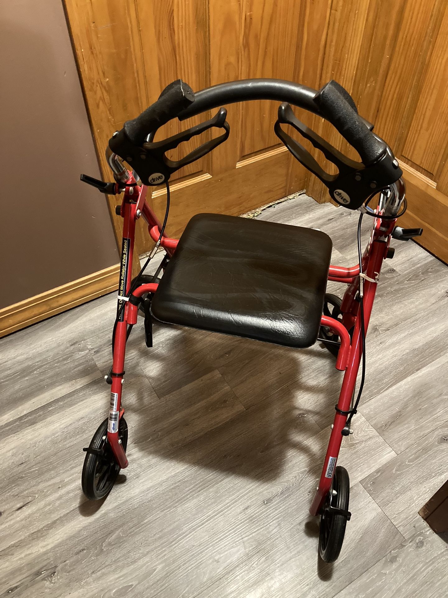 “Drive” Walker With Seat And Brakes