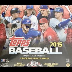 2015 Topps Chrome Update Baseball Mega Box Brand New Sealed