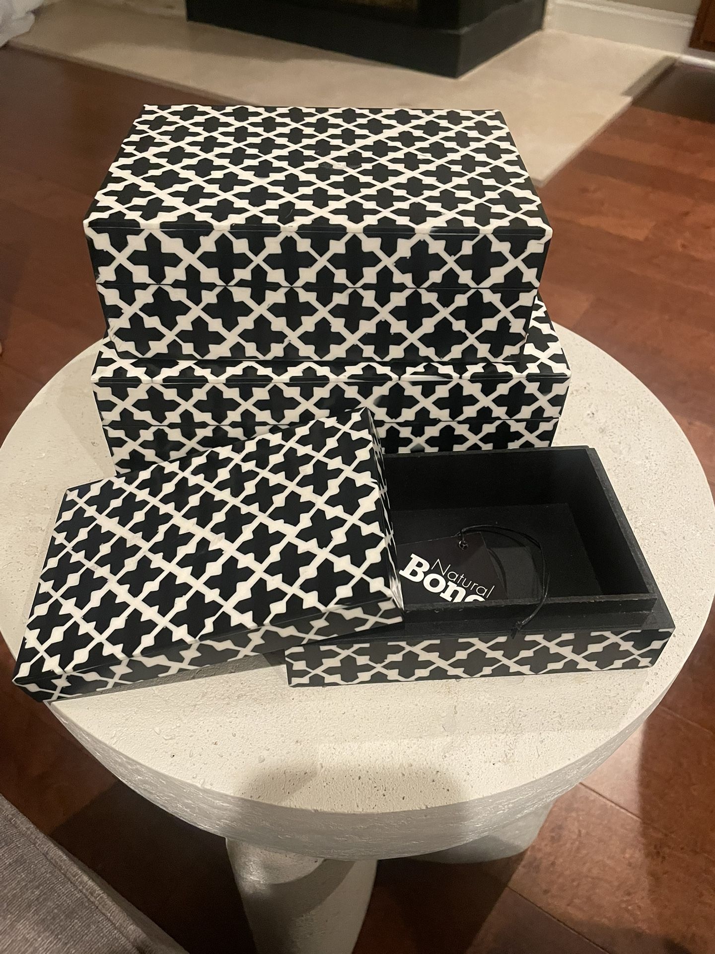 Pitman 3 Piece Bone Box Set