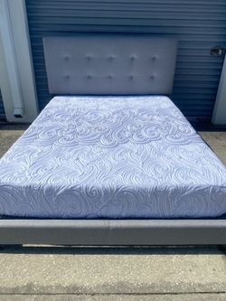 Queen Mattress Gray Queen Bed
