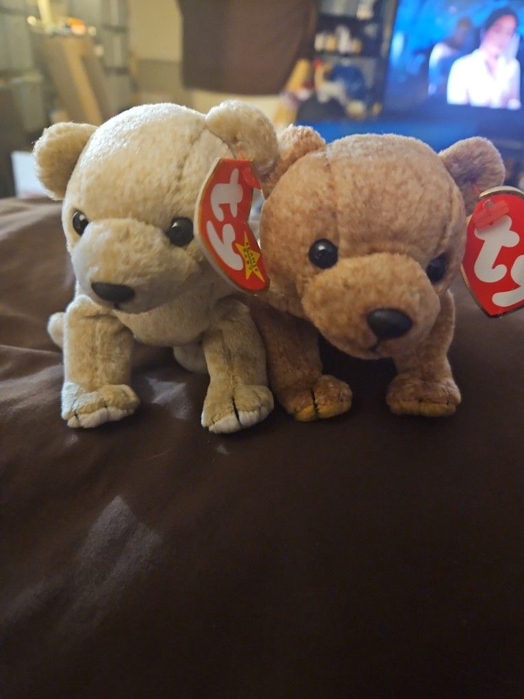 Beanie Babies. (Pecan And Almond)