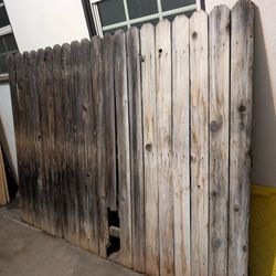 Weathered Rustic Wood Fence Wood Panels 