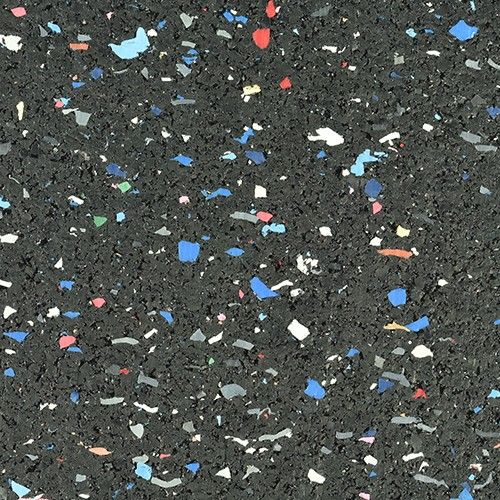 Rubber GYM Flooring (Confetti)