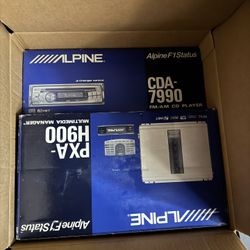 Alpine F1 Status Stereo and Processor