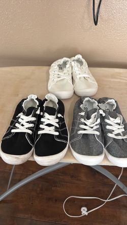 Women sleep on shoes