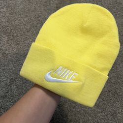 Yellow Nike Beanie 