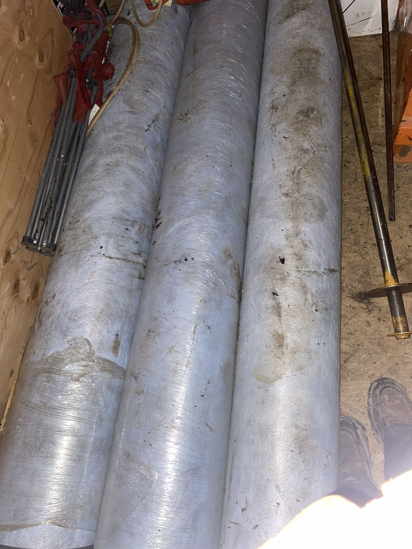 PVC Fleece Back Rolls 