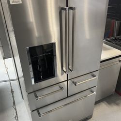 Stainless Steel 25.8 Cu. Ft. Multi-Door Freestanding Refrigerator 