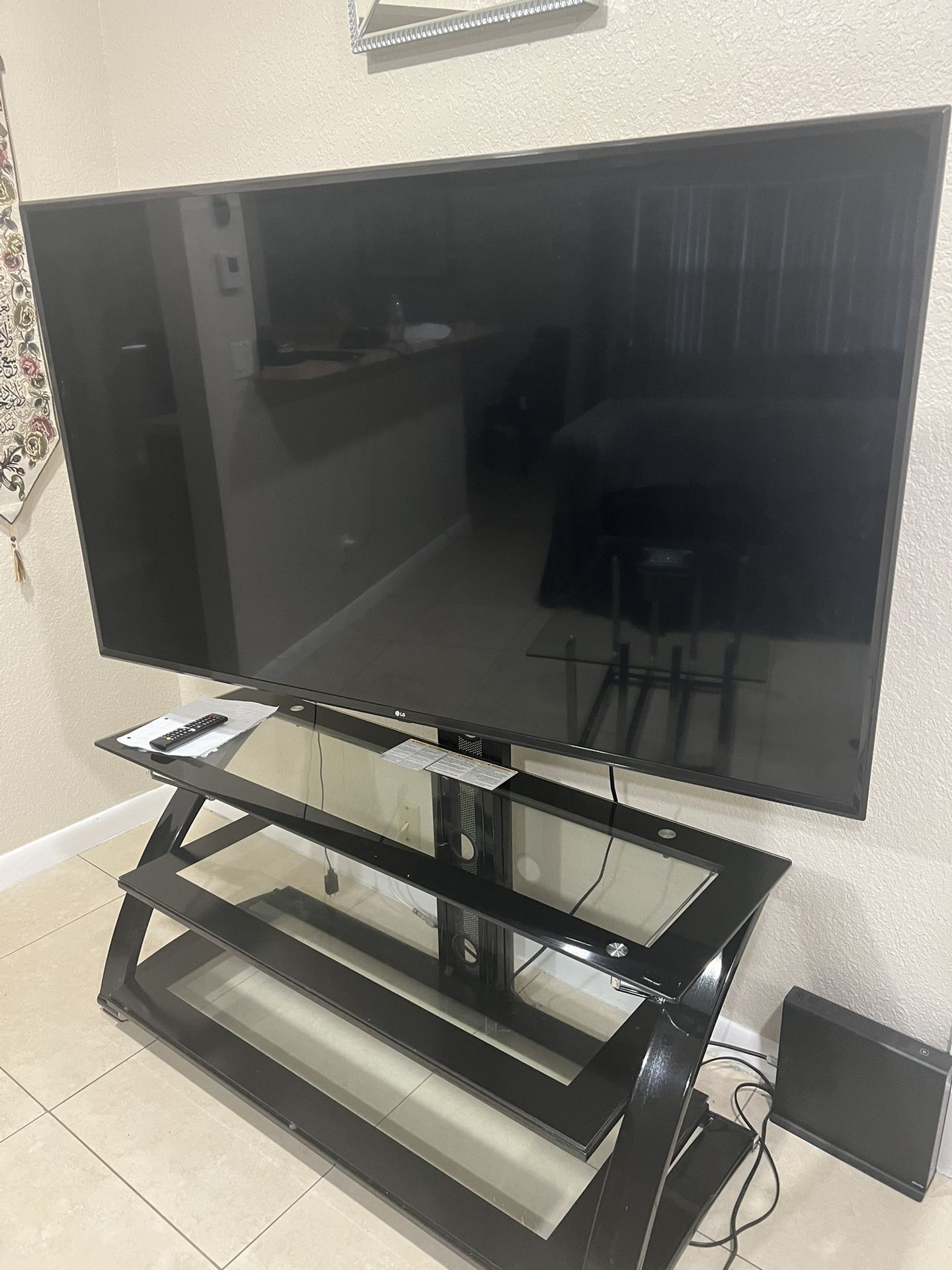 LG Smart TV 72 Inches + TV Stand