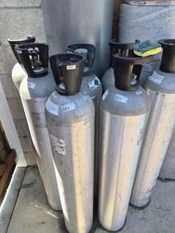 Carbon dioxide tanks