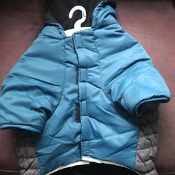 Kong fleece lined puffer dog coat