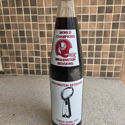 Super Bowl XVII Redskins Coke Bottle