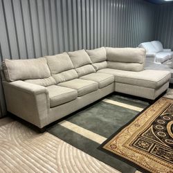 Ashley Beige 2p Sectional (Pick-up Only)