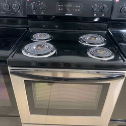 Frigidaire coiltop stainless stove