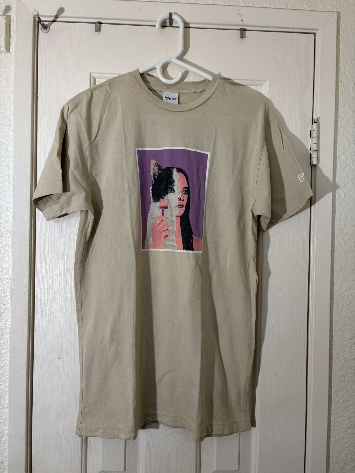 Rip And Dip IndEntity Crisis Tan Tee Size M
