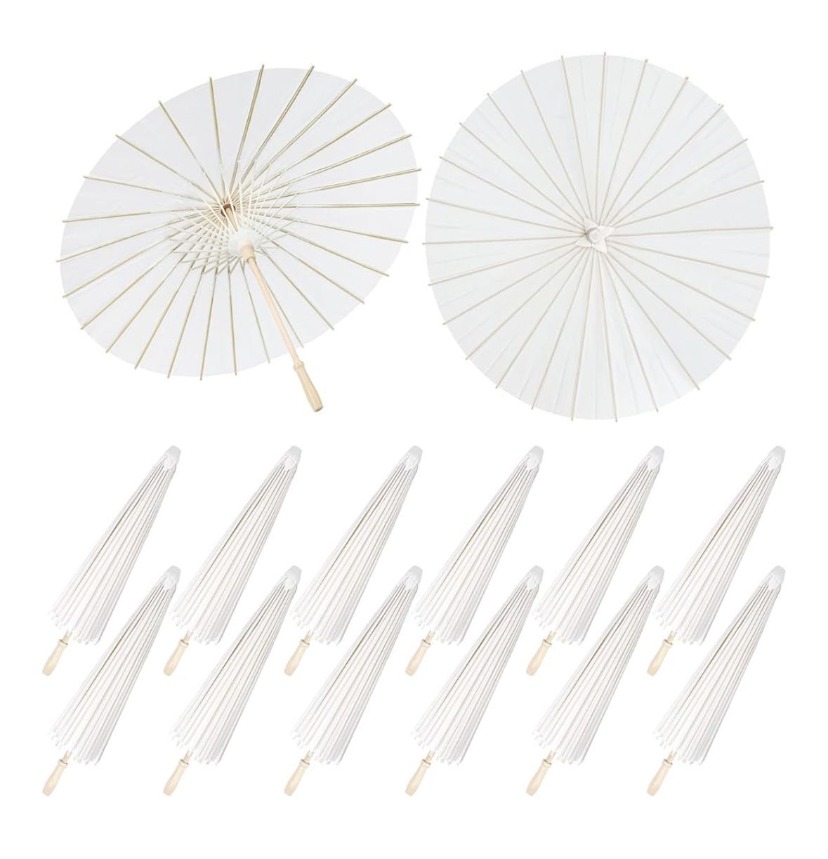 Parasol Umbrellas - 12 PCs