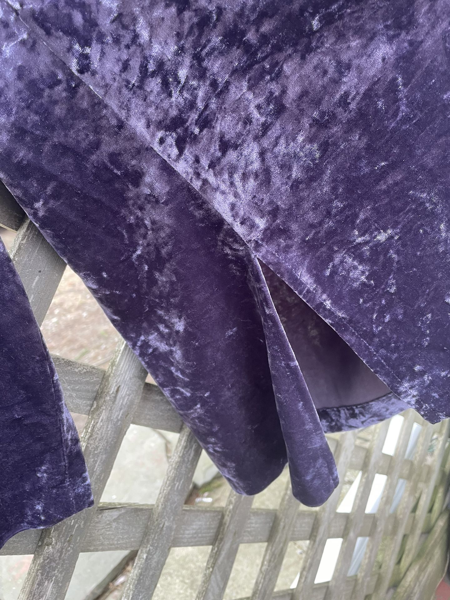 Purple/Plum Velvetish Rayon Blend Top