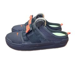 NIKE OFFLINE N354 SLIP ON SANDALS SLIDE ANTHRACITE ORANGE $175 (GOOD CONDITION)