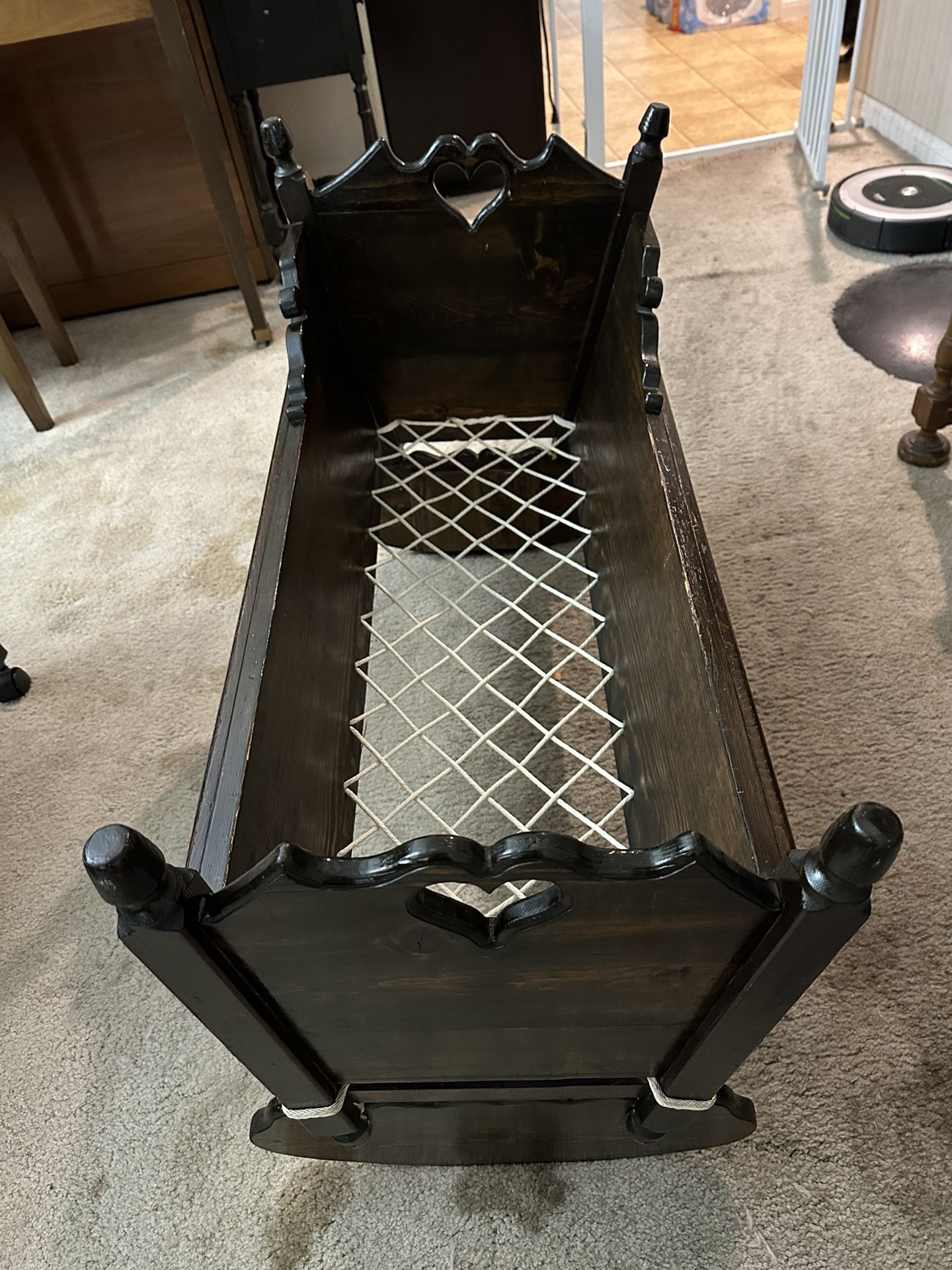 Antique Wooden Cradle