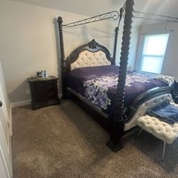 Bed Room Set $1799 2 Night Stands  King Bed-frame Dresser Mirrior 