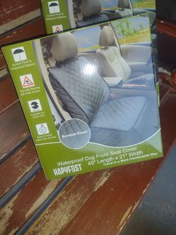Waterproof Dog Front Cover Seat Covers& Back Seatcover