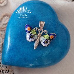 Sterling Silver 925 Butterfly Pendant