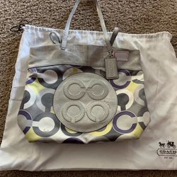 Large Coach Purse with Sleeper Bag