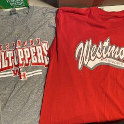 Large Westmont Hilltoppers Shirts