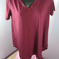 Maroon colored medium shirt

