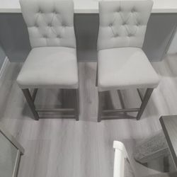 Grey Bar Stools 