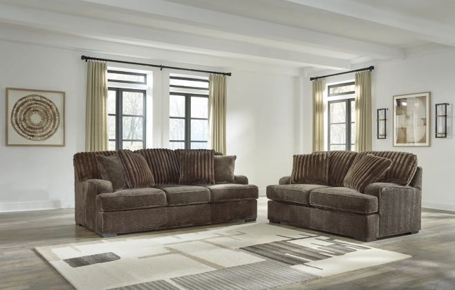 🤎NEW PLUSH Living Room Sectional Set Sofa Chair Ottoman💥$10 Down💥NO CREDIT
