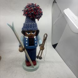 STEINBACH SKIER NUTCRACKER , 1997, Germany S729 Handmade