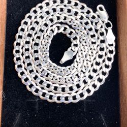 Zegrinada American Cuban Silver Chain .925