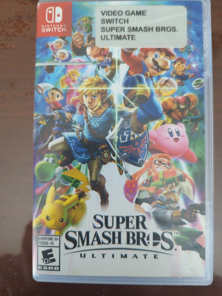 Nintendo Super Smash Game Case
