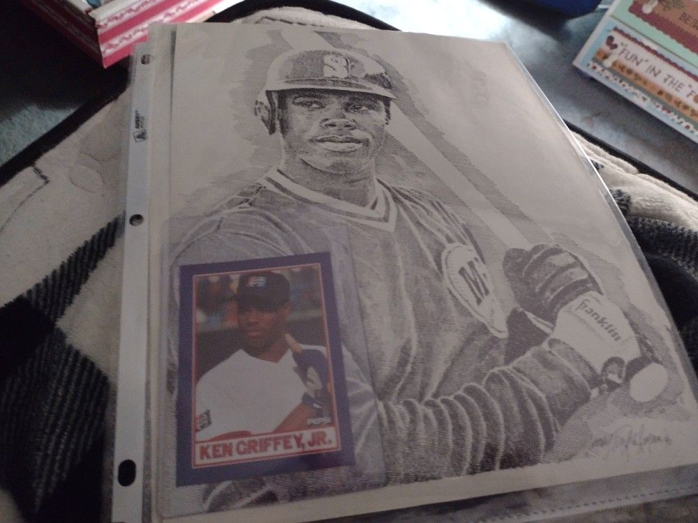 Baseball Griffey Jr Photo Beckett 1990 Includes Pepsi. Rookie Card Ken Griffey Jr. Cash Porch Pickup Redmond