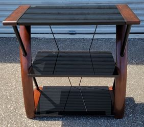 (FREE DELIVERY) Whalen 30" Medium Brown Cherry TV Stand / Shelf 