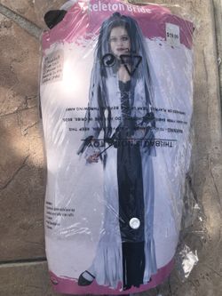 Skeleton bride Halloween costume