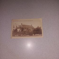 THE OLD DYCKMAN HOUSE BROADWAY AND 204TH ST., NEW YORK CITY UNUSED POSTCARD 