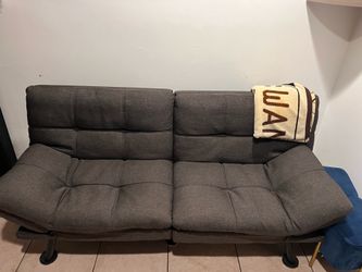 Gray Futon Couch