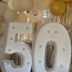  Birthday Number 3ft Tall