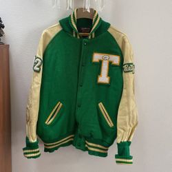 Vintage Tumwater High School Skookum Letterman Jacket